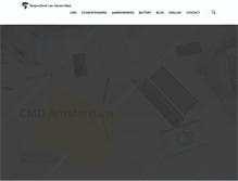 Tablet Screenshot of cmd-amsterdam.nl
